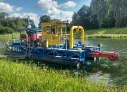 Stepanetsky city council: Dredger НСС 250-40-F-GR performs all the necessary work for which it was purchased